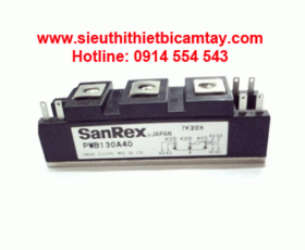 THREE PHASE THYRISTOR MODULES(HALF BRIDGE) PWB130A
